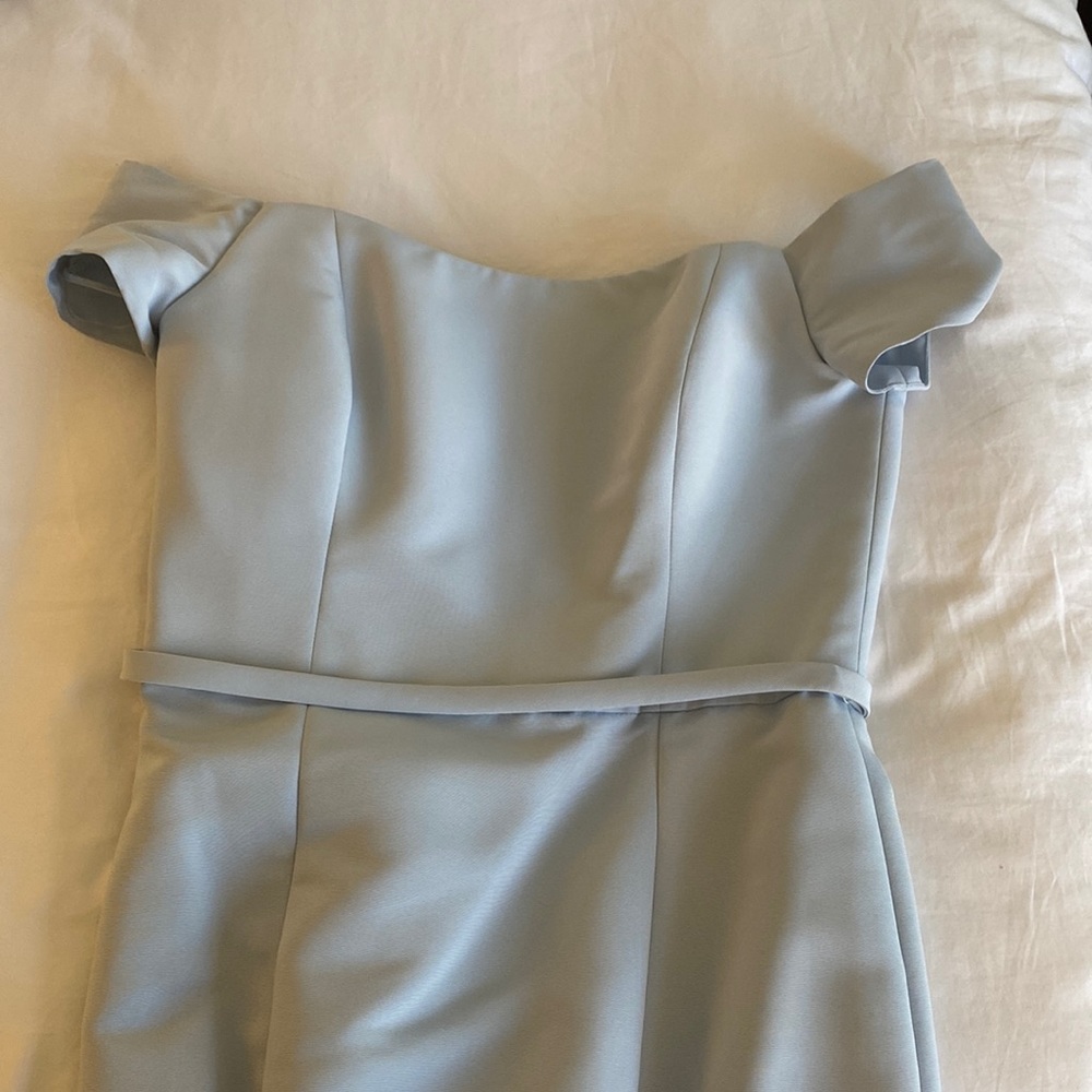 Amsale Ice-Shoulder Wedding Dress